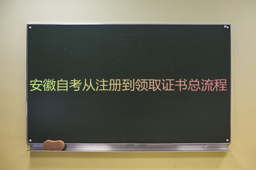 安徽自考从注册到领取证书总流程(图1) 安徽自考从注册到领取证书总流程(图1)